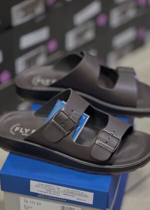 Fly Flot Men's Italian Double-Strap Comfort Slides
