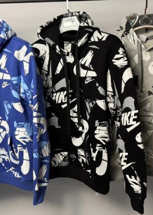 Nike Sportswear All-Over Print 'Logo Mashup' Hoodie